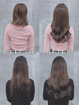 リップ 大阪本店(LIP) 【レミー100%最高級人毛/ロング】シールエクステ60枚