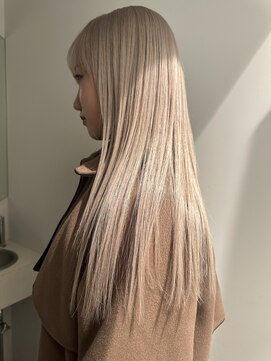 ワンカラー/ブリーチカラー/髪質改善/ハイトーンカラー