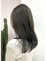 ノートエートル 西金沢(Nought etre)&nbsp;オリーブグレージュ/wカラー/ツヤ髪スタイル/グレージュ/10代/20