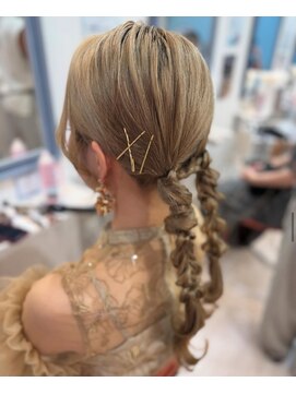 結婚式オススメ♪ツイン編み込み