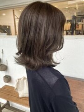 アルファ(alpha) 大人ガーリー/ダークアッシュ/似合わせカット/ミディアムレイヤ