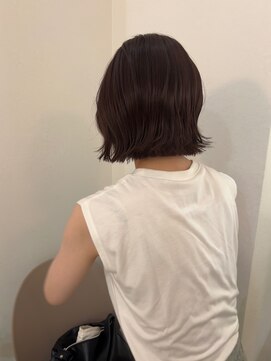 エフ ヘアーアンドリラクゼーション(F. hair & relaxation) 暗めカラーぷつBob11.8