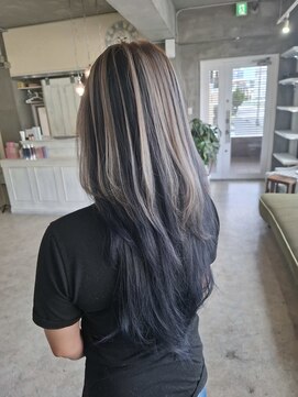 チャプター 那覇店(chapter) アンブレラカラー×レイヤーカット