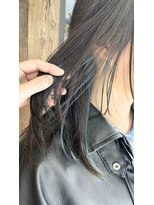 ヘアーラウンジ エゴ(Hair Lounge EGO)&nbsp;新生活のイメチェンに♪くすみブルー　インナーカラー