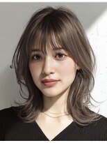 ブロッサム 東久留米店(Blossom)&nbsp;韓国風ミディアムレイヤー×顔周り小顔カット