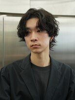 レタッチバイフィフス(RETOUCH by fifth)&nbsp;原宿メンズパーマフェザーパーマシャドウパーマセンターパート