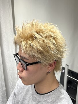 メンズ サロン ドット トウキョウ 町田店(men's salon dot. tokyo) ハイトーンスパイキーショート
