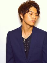 ワンワンオー バーバーショップ 博多店(@110 BARBER SHOP)&nbsp;サイドパートショートネープレスツーブロック