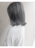 【Marl】ラベンダーグレージュカラーの外ハネボブ♪