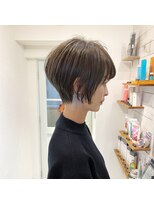 レンク(LENC)&nbsp;Coast.ショートボブ×アディクシーカラー×ベージュブラウン