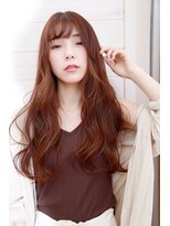 オーシャン(Ocean)&nbsp;[OCEAN Hair&Life藤原純]小顔無造作カールロング☆艶ベージュ☆