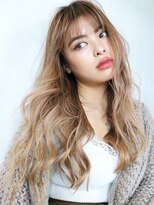 アルバム 渋谷パルコ(ALBUM) ★ブロンドベージュロング_ショコラアッシュ_96648☆