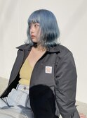 【lil.】アイスブルー ホワイトアッシュ イメチェン