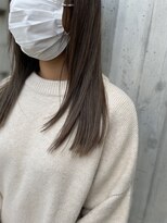 リバレッジ 広尾(Leverage)&nbsp;切りっぱなしロブアッシュベージュ【広尾、恵比寿】担当:尾上