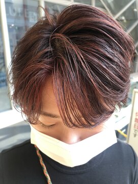 ルーフ 町田店(LUFE) highlight color × ハンサムshort  担当ふじうらまほ