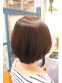 重めショートボブ