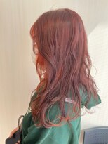 オプティマヘアー(Optima Hair)&nbsp;ピンク×オレンジのおしゃれカラー♪