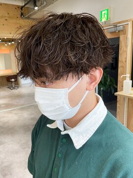 クオル 立川(QOL) ツイストパーマツイストスパイラルパーマツーブロック刈り上げ