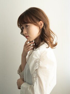 ルーズヘアくびれヘアくすみカラー前髪あり大人色気代30代40代 L テラス 茨木 Terrace のヘアカタログ ホットペッパービューティー