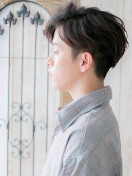 モッズヘアメン 札幌月寒店(mod's hair men) 七三アップバングかき上げツーブロックマッシュパーマk札幌月寒