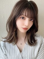 シルクレイ 新宿店(Silk-lei)&nbsp;大人かわいい似合わせカット/インナーカラー/こなれミディ/新宿