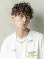 ハバナ 渋谷(HAVANA)&nbsp;アッシュブラック/マッシュパーマ/束感/刈り上げ/波巻き