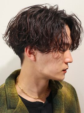 オーシャントーキョー 原宿(OCEAN TOKYO) 波巻きパーマメンズツイストスパイラルパーマセンターパート