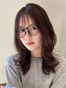 ノイ(noi) ミルクティーベージュカラーくびれヘアグレージュカラー韓国