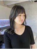 外国人のような透明感が人気のハイライトカラー