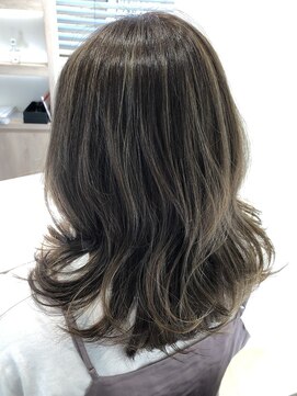 ヘアメイク クリア 本店(hair+make CLEAR) 暗めカラー×抜け感たっぷり透明感ハイライト　30代40代50代