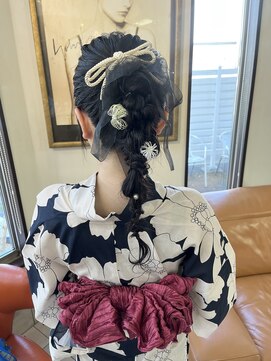 コレットヘア(Colette hair) 浴衣arrange .*。