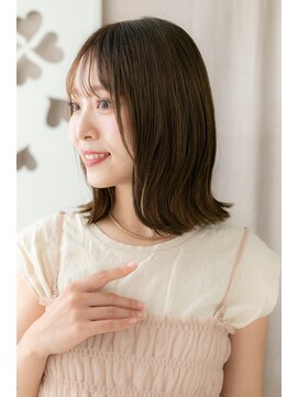 カバーヘア ブリス 川口(COVER HAIR bliss) 大人可愛い艶感くびれヘアミディアムウルフカットZ川口20代30代