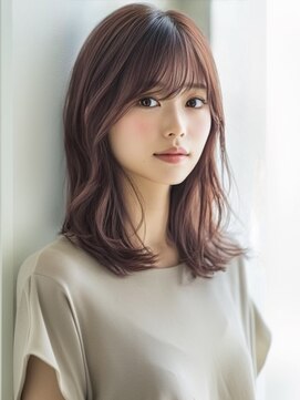 アルトリスト(Altruist Aging×HAIR&SPA) ★ダークアッシュ大人ガーリーボブ着物ミディアムレイヤーカット