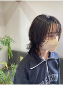 レイヤーカット×デジタルパーマ