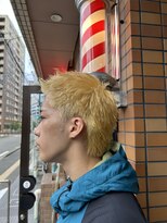ザセカンドイーストサイドバーバーショップ(The Second EAST SIDE BARBER SHOP)&nbsp;金髪スパイキーショート