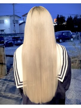 ルプラ ガーデン(le-pla garden) ホワイトベージュ#ハイトーン#ブリーチ#ロング #豊橋#豊川#田原