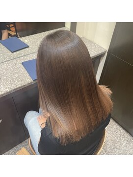 美容室イサ 伏見店(ISA) 【艶髪】ブリーチ無しグレージュ