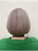 ミルクティーグレージュボブ