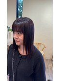 20代30代40代◎大人可愛い小顔ナチュラルアッシュストレートヘア