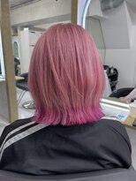 ロア 中目黒(loa)&nbsp;桜裾カラー デザインカラー ピンクカラー