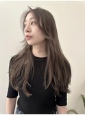 ロングくびれヘア美髪おくれ毛