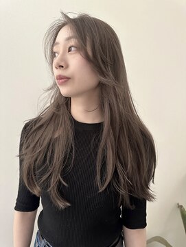 モノクロ(MONOCHRO) ロング/くびれヘア/美髪/おくれ毛/20代/30代/ブリーチなし/