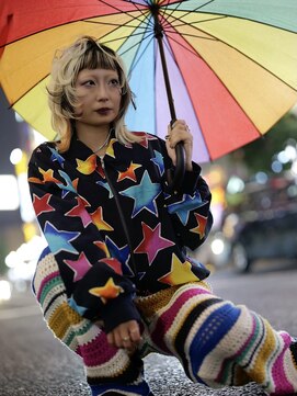 ヴァイス 新宿店(VAICE) ケアブリーチ/デザインカラー/ウルフカット