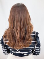 ニューカマー バイ ヘッドライト シブヤ(NEW COMER by HEADLIGHT shibuya)&nbsp;オレンジブラウン×セミロングレイヤー