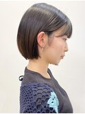 【モリオ松戸　石山】コンパクトショートボブ耳掛けショートボブ