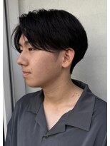 メンズバイココテラス 豊中(men's by cocoterace) 毛流れパーマ/メンズパーマ/センターパート