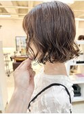 リアルパーマミックスカールボブ【福岡大名Kchiara瀧本】
