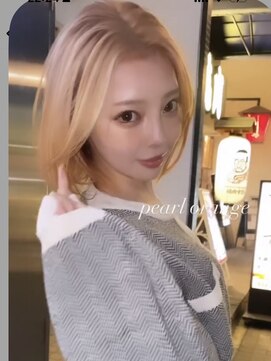 ラキング ギンザ トウキョウ(LAKING GINZA) くびれヘア/アプリコットオレンジ/夏/ハイライトカラー[銀座駅]