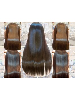 髪のダメージに合わせて、トリートメントをご提案♪艶髪・サラサラの仕上がりで、思わず触れたくなる…☆