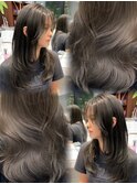 小顔レイヤーカットミディアムレイヤーレイヤーロング【日本橋】